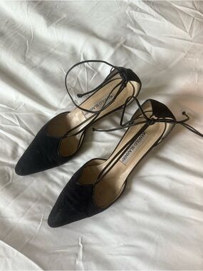 Manolo Blahnik tie heels
